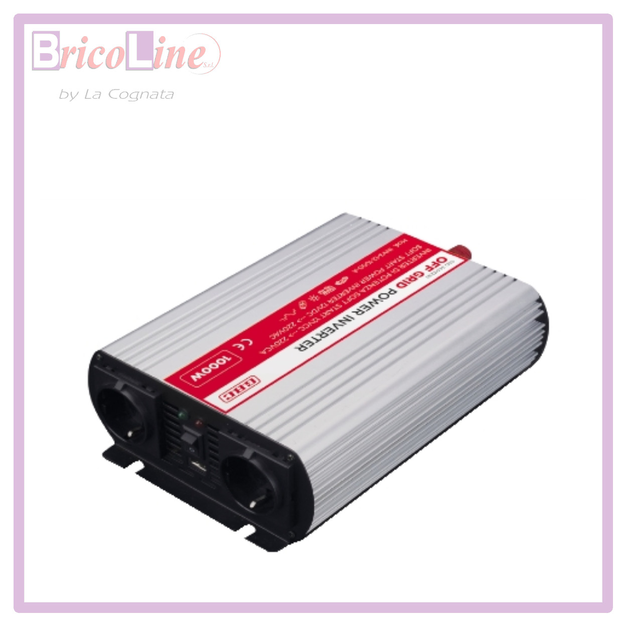 Inverter Camper 1000W GBC 12V a 230V | Ideale per Viaggi Off-Grid