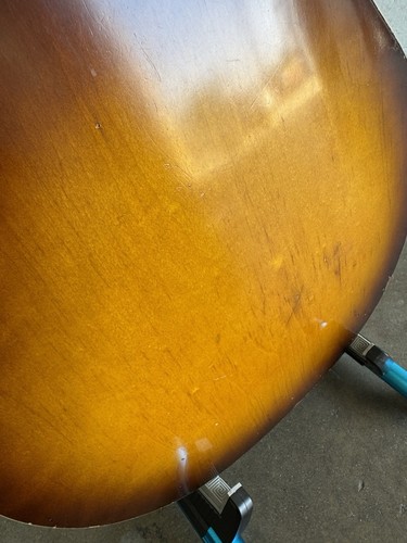 Barclay Harmony H74-3 Meteor Semi Hollowbody Vintage Guitar USA 1967 W Case - Picture 8 of 17