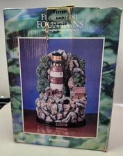 9" Prismarte Italy Ceramic Fountain with Pump