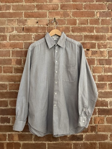 Armani Collezioni, Vintage Giorgio Armani Le Collezioni Striped Button Up Shirt