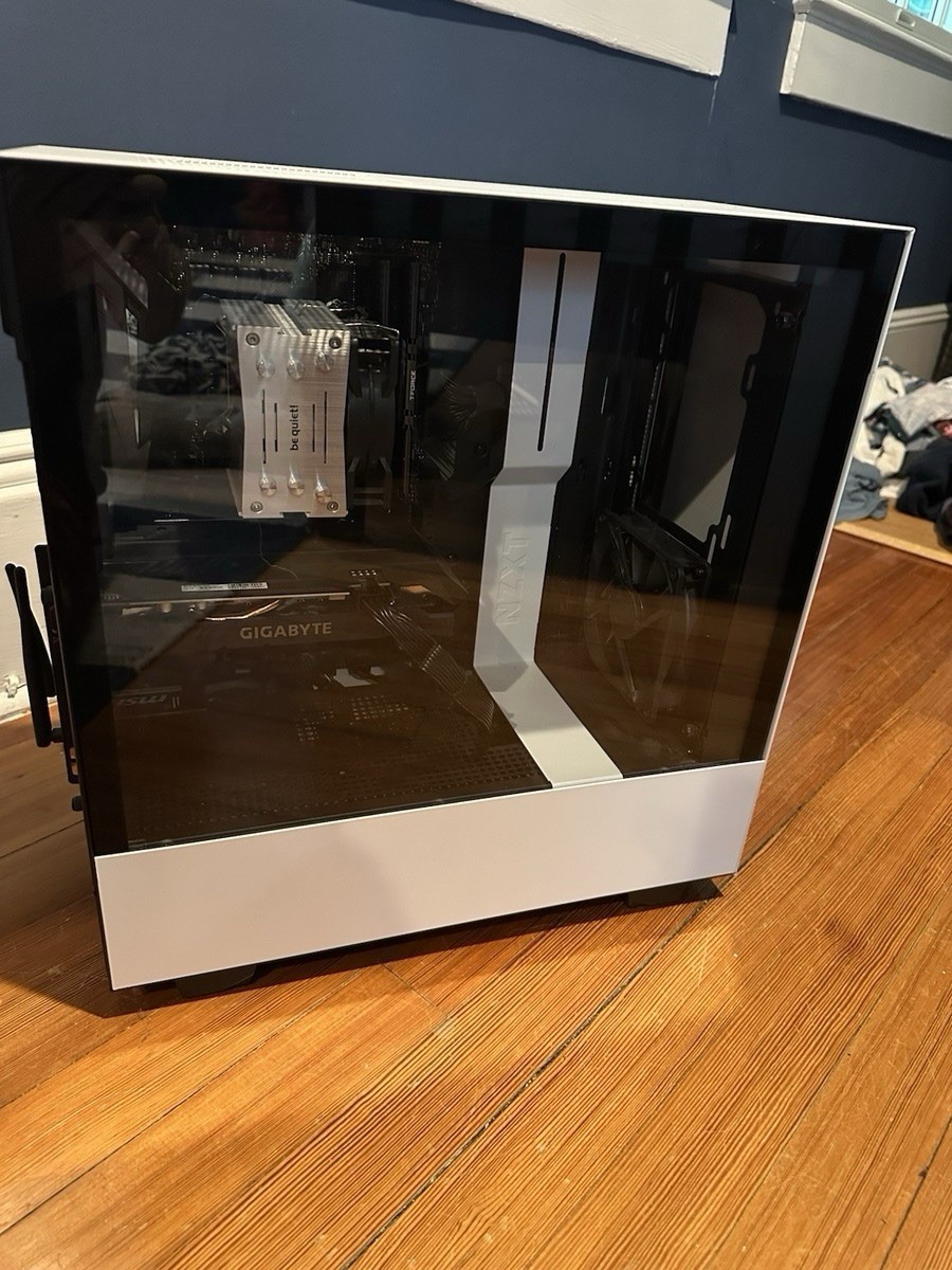 NZXT H510 Elite Premium Compact Mid-tower ATX Case - White for