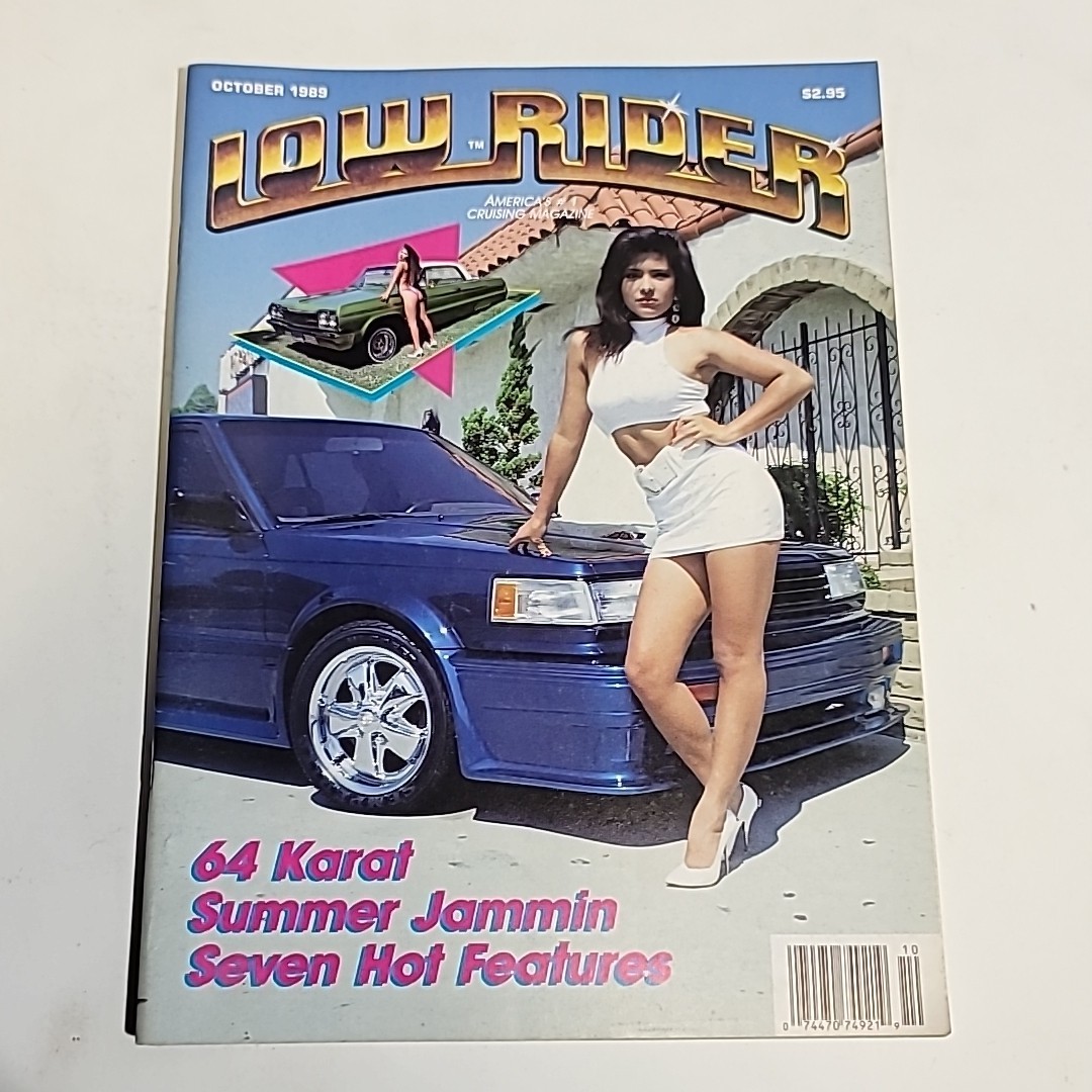 Lowrider Magazine October 1989 W Cntrfld Tear Drop Albuquerque