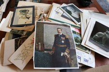 Konvolut alter Papierkram, Fotos, Ausschnitte...