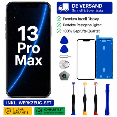 Display für iPhone 13 Pro Max HD LCD Bildschirm Touchscreen OLED Reparatur Set