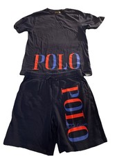 Polo Ralph Lauren Big Logo Short And Top Set Boys Size 14-16