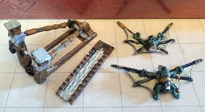 Warhammer Fantasy Doomdiver Catapult Orcs & Goblins Doom Diver Incomplete Metal