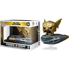 Figura Pop Dc Comics Black Adam Hawkman In Cruiser