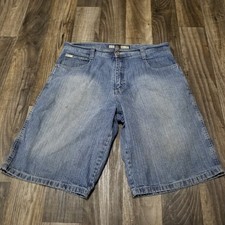Vintage Southpole Jean Shorts Men  s 38 Gold Tab Baggy Y2K Denim 12  Jorts
