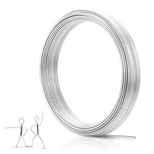 1Mm Bendable Aluminum Wire, 164 Feet Metal Craft Wire for Sculpting, DIY Jewelry