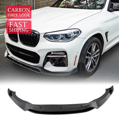 Front Bumper Splitter Lip Spoiler Fits BMW X3 X4 G01 M Sport 2018 2019 2020 2021