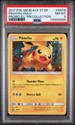 2017 POKEMON SM PROMO SHINING LEGENDS PIN COLLECTION PIKACHU-HOLO PSA 8