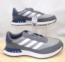 Adidas S2G SL Boa 24 Golf Shoes Mens Gray White Size 9.5 D Spikeless NEW
