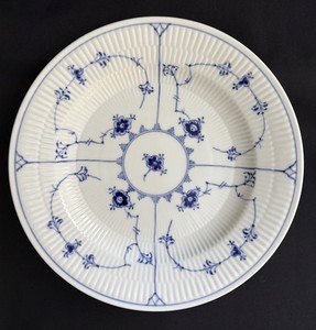ROYAL COPENHAGEN BLUE FLUTED PLAIN 1/175 175 DINNER PLATE 1st QUALITY 10" -- Qty