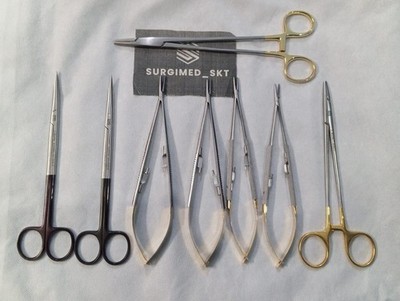 Lot of 8 v mueller and hu friedy instruments
