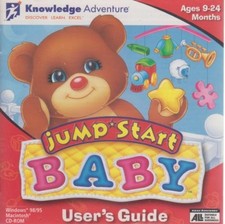 JumpStart Baby PC MAC CD learn shapes colors animals sounds teddybear music game