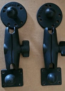 Lot Of 10 3" Ram Mounts Size 1" Double Socket Ball ~ W Square And Circle Ends!!