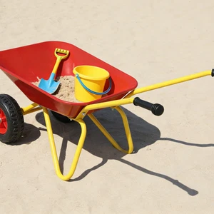 Chariot pour enfants, jardin de palettes en acier Carton de jantes 14.5"W Rouge 33lbs