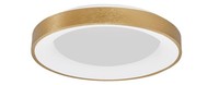 Nova Luce Deckenleuchte Rando Thin 60 Cm Gold GebüRstet Dimmbar 50 W 3000 K IP20