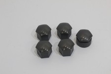 VW Scirocco 53 Mk1 graue Radmutter Schraubendeckel x5 neu original 321601173AZ37
