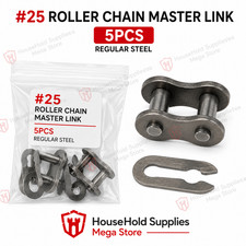  25 Master Link Regular Steel Roller Chain Connecting Link 5pcs 