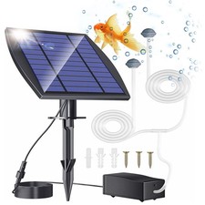 Solar Pond Oxygenator Solar Oxygen Pump Fish Tanks Oxygenator Pond Air Pump