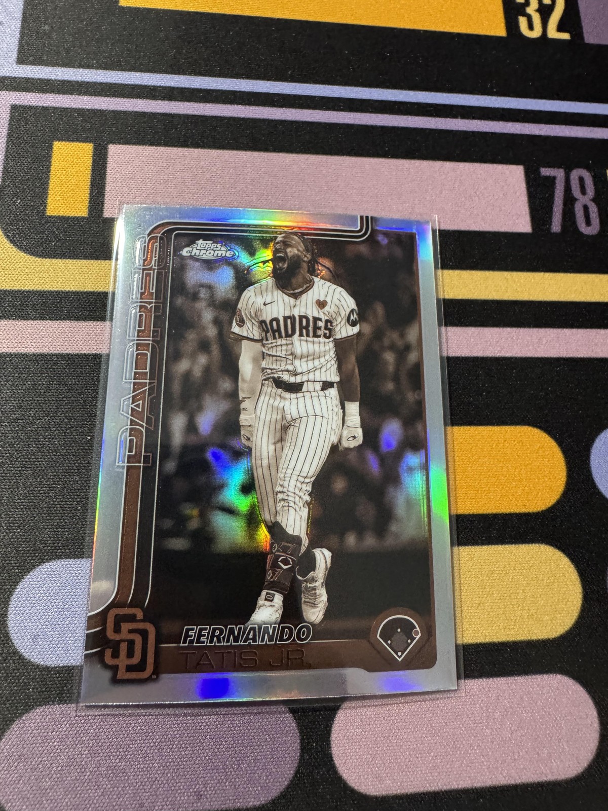 2025 Topps Chrome #159 Fernando Tatis Jr. Sepia Refractors