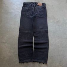 Vintage 90  s Levi  s 501 Straight Leg Classic Black Jeans Size 32x29 Made in USA