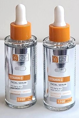 Vitamin C Facial Serum By  Global Bea8uty Care Anti-Aging Skin Repair- 2 Bottles