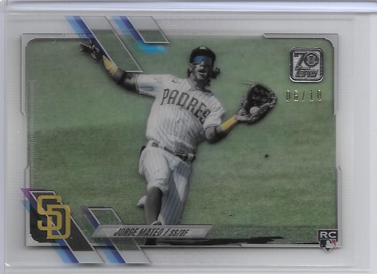 2021 Topps Update Jorge Mateo Clear RC #06/10