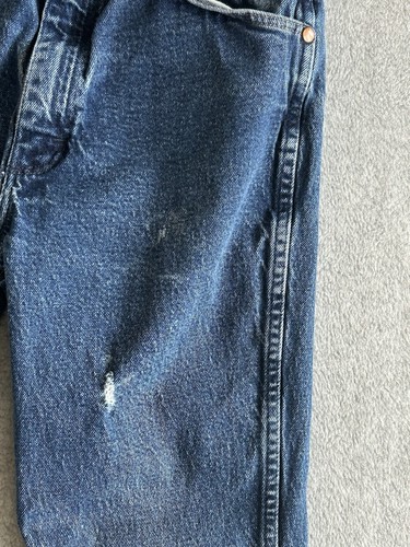 Wrangler Jeans Mens 30x32 Cowboy Cut Bootcut Slim Dark Wash Stretch Western 937 - Picture 12 of 14