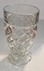 Vintage Clear Anchor Hocking Depression Glass - Waterford Pattern - 5" Tumbler