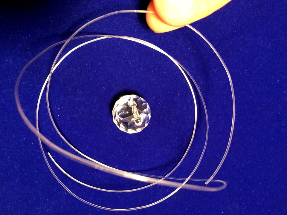 JUEGO DE 3 CRISTALES DE CUARZO MULTIFACÉTICOS colgar ventana de cocina, espejo de coche SPARKLNG Foto 2 de 2