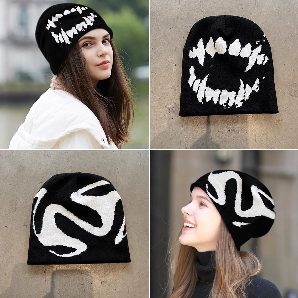 APL Streetwear Y2k berretto in maglia caldo berretti cappelli moda lana freddo berretti