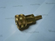 FOSTER FM3603 QUICK COUPLER 1/4" BODY 1/4" ID HOSE BARB MADE IN USA NNB
