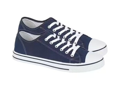 Urban Jacks Unisex Baltimore Canvas Sneaker Schuhe Größe UK 3 - UK11
