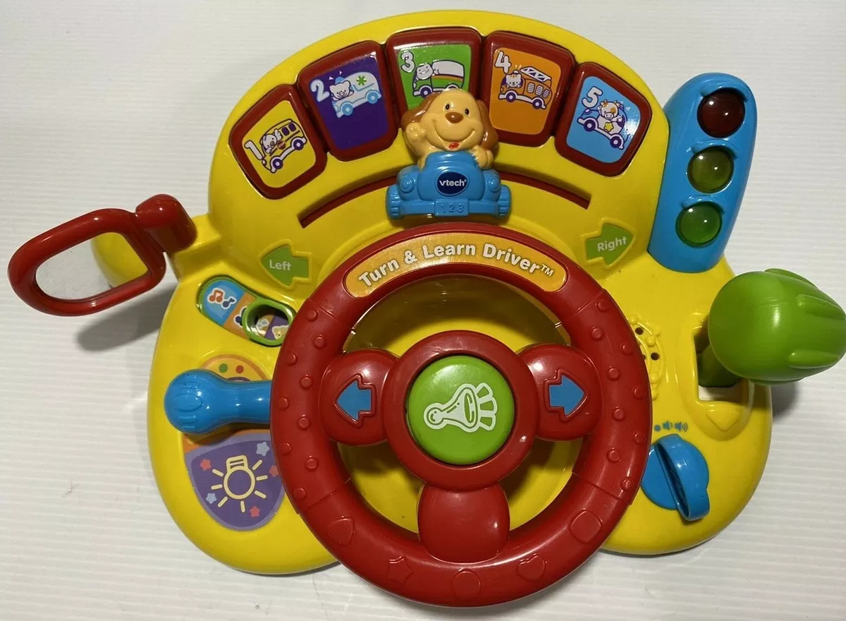 VTech Turn and Learn Driver. Educational Fun Kid Toy. Music, Lights and  Sounds.