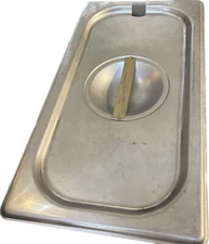 Buffet Lid Foodservice Catering Vollrath 75239 Stainless Steel Slotted 1/3 Size