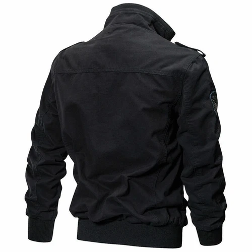 Herren MA-1 Bomberjacke Pilot Fliegermäntel Militär Cargo Jacke Jacken für Mann - Bild 17 von 26