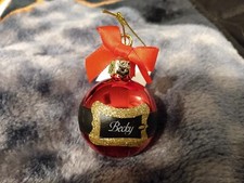 Ganz Personalized Christmas Holiday ball ornaments keepsake