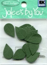 Teardrop Leaf, dark, scrapbook 3D embellishment Jolee's by You JJAB032