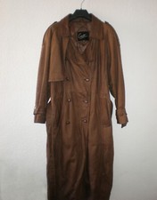 Cruse Quality Brown Real Leather Coat, Belted, Size:  Uk 10/12, Eu 38