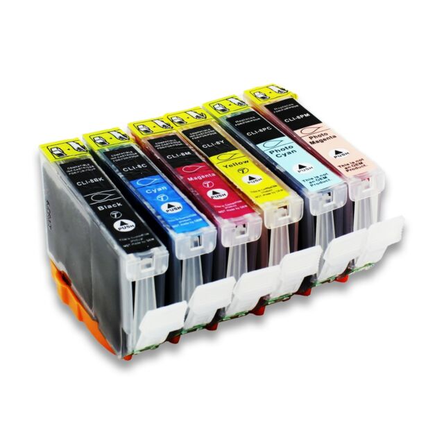 6PK CLI8 CLI8 Ink Cartridge Replacement For Canon Pixma iP6600D iP6700D Printer eBay