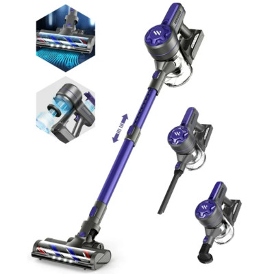Bossdan Cordless Stick Vacuum Cleaner, Powerful Suction Lightweight Vacuum Clean
