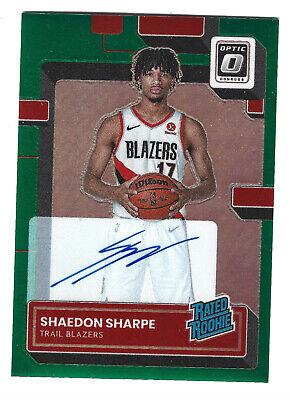 2022-23 Shaedon Sharpe Donruss Optic RATED ROOKIE #249 Portland Trail