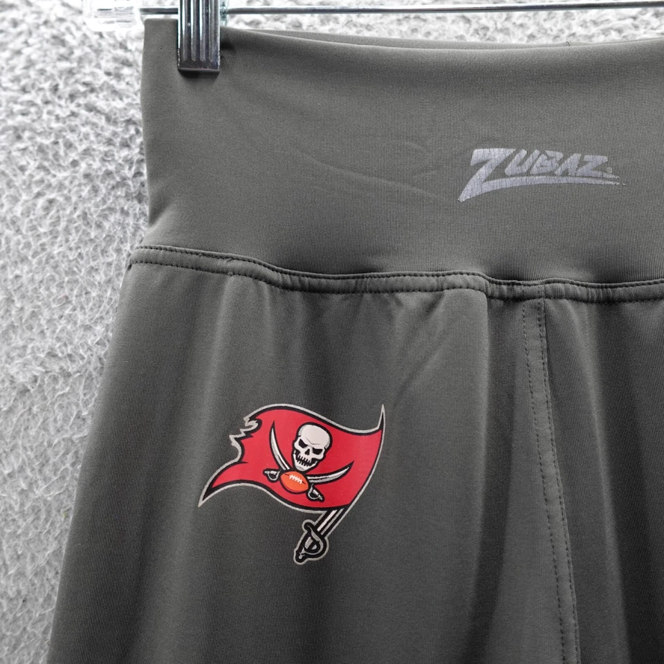 Leggings para mujer Tampa Bay Buccaneers pequeños grises Zubaz majestuosos ajustados elásticos Foto 4 de 4
