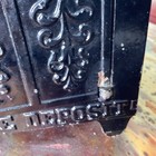Antique Safe Deposit Still Bank Cast Iron W/Combination Safe by Imperial — photo 5