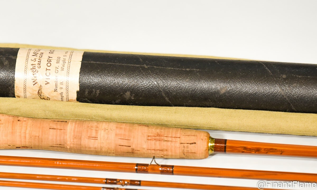 9' 3Pc 2T Wright & McGill Victory 9050 Bamboo Antique Fly