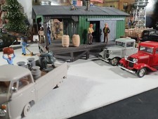 O Scale Building Utility Station, Warehouse, Factory Substation, Shipping..