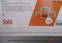 Silit Passion Topfset Induktion 4-TEILIG, Passion Orange