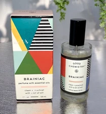 NEW Good Chemistry Brainiac Perfume Essential Oils 1.7 oz 50ml Discontinued